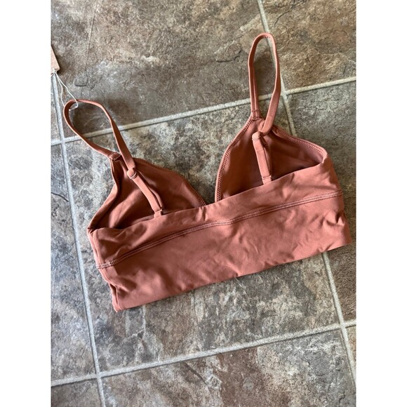 Skims Fits Everybody Triangle Longline Bralette Bronze Size Small - Picture 7 of 9